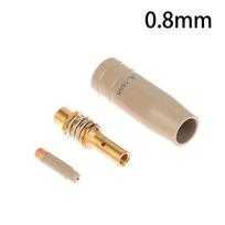 3 vnt./rinkinys 0,8/1,0/1,2 mm Mig degiklio dujų antgalio laikiklis 15Ak Mig Mag suvirinimo degikliui Apsauginis antgalis 0.8mm