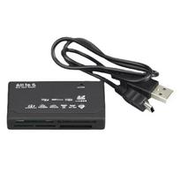 6 viename USB kortelių skaitytuvas Extreme Micro SD MMC Mini XD M2 MS DUO TF atminties kortelių įrašymo įrenginys Kompiuterio planšetinio kompiuterio nešiojamojo kompiuterio duomenų perdavimo adapteris without TF Card