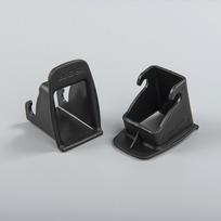 Vaikų Sėdynės Kreipiamasis Kanalas ISOFIX Sąsajos Kreipiamasis Kanalas Vaikų Sėdynės Sąsajos Kreipiamasis Kanalas Praplėtimo Kreipiamasis Prievadas One Size juoda