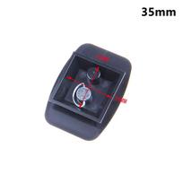 Montavimo trikojo platforma Trikojis Monopodai Greito atleidimo plokštelė Kameros montavimo adapteris Trikojo galvučių adapteris Kameros trikojo plokštelė 3.5CM juoda