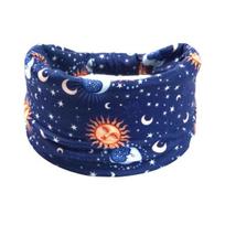 Wide Bohemia Headband Breathable Stretch Yoga Workout Knotted Hairband African Women Girls Head Wrap Hair Accessories P