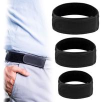 Lazy Fit Elastic Waistband Nylon Belt with Magic Sticker Closure Small