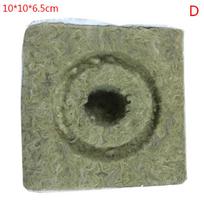 Akmens vatos kubeliai Vėdinami hidroponikos auginimo kubeliai Be dirvožemio auginimas Naujas D 10*10*6.5cm