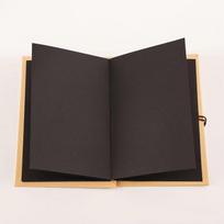 Lipnus akordeono stiliaus nuotraukų albumas, išplečiamas, pasidaryk pats, vestuvių metinių 4.53x7.09 in juoda