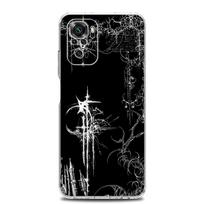 Phone Case For Xiaomi Redmi Note 14 13 12 4G 9S 9 10 11 Pro Plus 5G 14C 13C 12C 10C 9A Clear TPU Cover Cyber Sigil Cross line Note 13ProPlus5G