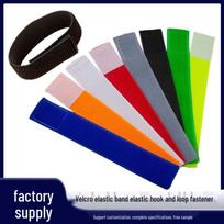 Spalvinga Velcro elastinė juosta: Lipnus Velcro užsegimas, Lipnus juosmens įtvaras, Žaidimo kojos įvyniojimas, Surišimo dirželis, Nesipūkuojantis.