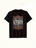 Men's Azeroth Retro Game T-shirt -  I Spent The 2000s in Azeroth  Nostalgic MMORPG Theme Shirt Beast Fans Daily Wear - Men's ... 5XL įvairiaspalvis