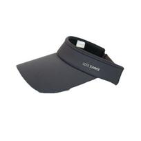 UV Protection Sunscreen Visor Cap Adjustable Empty Top Hat Summer Sports Sun Hat  Outdoor tamsiai pilka spalva