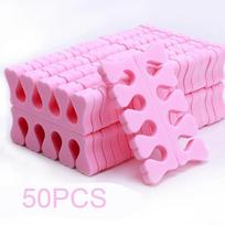 Nail Art Toe Separators Fingers Foots Sponge Soft UV Gel Polish Beauty Tools Manicure Pedicure Pack Nail Kits 50pcs
