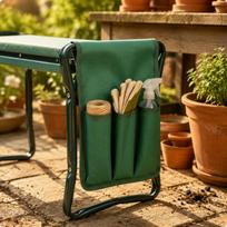 Sodo kelių atrama ir sėdynė 2 viename Sėdėjimo, klūpėjimo kėdutė Sulankstoma kiemui, laukui 6015c L 6015b S Cloth Bag
