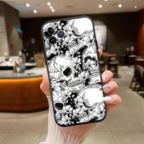 Skeleton Skull New Phone Case for Samsung S20 S21 S22 S23 S24 FE Ultra Plus Lite S21S A07 A17 A36 A37 A55 A57 F06 F16 M06 M16 M56 Samsung S24 FE rainelės spalva