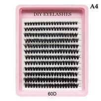 30D 40D 50D 60D 80D Cluster Lash Kit Segmented Fluffy Natural Volume DIY At Home Eyelash Extensions for Women A4