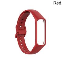 Sport Adjustable Rubber Silicone Strap Fit E Replacement Watch Band Smart Bracelet For Samsung Galaxy Fit-e R375 raudona