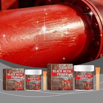 Metal Primer for Rust Prevention Strong Adhesion Protective Coating for All Metal Surfaces Durable Outdoor Use 100g with Brush Included One Size
