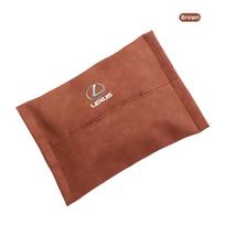 AASQ1 Car Tissue Box Sun Visor Seat Back Hanging Bag Accessories For Lexus IS250 IS200 CT200h GS300 LS430 RX450h LX570 IS300 ruda
