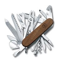 VICTORINOX Swiss Champ Wood Šveicariškas armijos peilis Daugiafunkcinis peilis Nelaimė