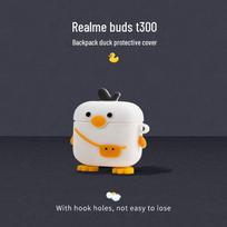 Realme Buds T300 Cartoon Protective Case - Full Coverage, Anti-Fall Silicone Shell Realme Buds T300