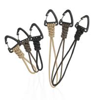 [Space fire] Paracord Strap Carabiner Camping Outdoor (Quick Hang Hook) juoda
