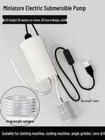 5V Mini Submersible Pump with Drill and Water Circulation for Fish Tanks No hose + filter