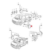 1 vnt. Automobilio centrinio durų užrakto pavaros mechanizmas 701975783 Pakeitimas VW Transporter T4 Eurovan Multivan užrakto servomotorui