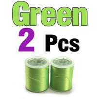 MNFT 2Spools Fly Tying Multi Filaments Thread 150D Polyester Fly Tying Materials žalia