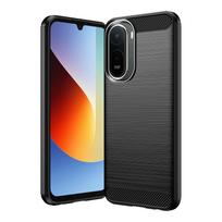 For Redmi Note 15 14 13 12 Pro Plus12s Carbon Fiber Brushed Texture Anti-Fingerprint PhoneCase For Redmi A7Pro 15A 15C 14C A5 15 Redmi 15 4G （171mm） juoda