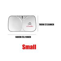 ANRM9 1pc Car Windshield Sunshade Cover Sun Visor UV Protector Accessories For Citroen C1 C2 C3 C4 Picasso C4L C-ELYSEE C5 Xsara DS C8