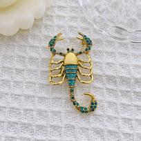 Alloy Scorpion Brooch for Women Fashion Jewelry Insect Shape Elegant Design Durable Metal Material Suitable for Various Occasions One Size