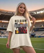 Belgium Football T-Shirt | World Cup Soccer graphic Tee S
