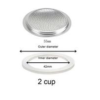 1 set High Temperature Resistant Silicone Rubber Gasket Seal for Moka Pot Espresso Maker Stove Top Coffee Machine coffee maker