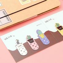 3 vnt Mielas kaktusas Magnetinės Žymės Knygos Puslapio žymeklis Studentų raštinės reikmenys Mokykliniai biuro reikmenys