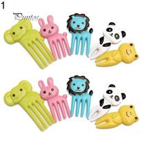 10 vnt Pick Fork Bento pietų dėžutės dalys