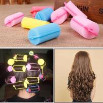 10vnt/rinkinys Karštas išpardavimas Sulenkti plaukų suktukai Sponge Hair Roller Pear Moteriški Namų plaukų formavimo įrankiai