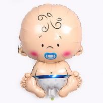 Lovely Angel Pacifier Baby Boy Girl Foil Balloons 45*68CM Baby Shower Decor Balloons 45*68CM boy