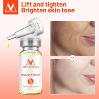 MeiYanQiong Collagen serumas nuo raukšlių veido odos priežiūrai Drėkinamasis senėjimą stabdantis odos priežiūra stangrinamasis šviesinantis odos esencija 1pcs brown