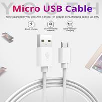1M 2M 3M Micro USB kabelis greitas įkrovimas duomenų sinchronizavimas USB įkroviklio laidas skirtas Samsung S6 Xiaomi planšetiniams kompiuteriams mobiliųjų telefonų laidai 1M balta