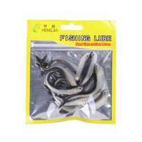 Minkštas krevečių kirmėlių žuvų masalas Sidabrinis silikoninis vobleriai Žvejybos reikmenys Jigging Lervos žvejybos masalas Jig Head Masalas 10 Pcs&Bag 8cm&2g