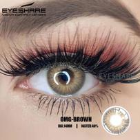 Eyeshare 1 pora spalvotų lęšių TWINKLE spalvoti kontaktiniai lęšiai Gražūs mokinio makiažo kontaktiniai lęšiai kasmet naudojami kosmetiniai grožio akių lęšiai