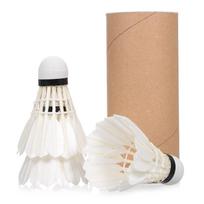 3 vnt badmintono kamuoliukai vidaus lauko sporto badmintono kamuoliukai nuo vėjo su puikiu 3pcs