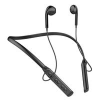 9D Super Bass Kaklo juosta Bluetooth ausinės vandeniui atsparios sportinės ausinės su mikrofonu, skirtos IOS Android išmaniajam telefonui juoda