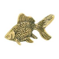 Creative Delicate Details Compact Carp Fish Statue Chinese Figurine Collection for Home