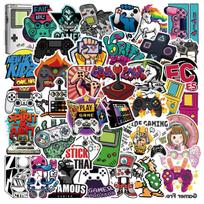 10/50 vnt. lipdukai „Aš mėgstu žaisti žaidimus“ Vintažiniai vaizdo žaidimų grafiti lipdukai „pasidaryk pats“ bagažui, nešiojamam kompiuteriui, riedlentei, dviračiui 10pcs