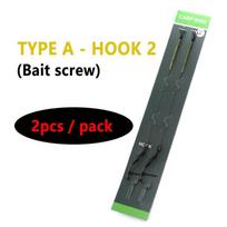 Paruošti karpių žvejybos plaukų įtaisai Ronnie Rig karpių žvejybos kabliukas, dydis 2#4#6#8 žvejybos reikmenys įrangos priedai Pesca