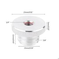 1/4  iki 5/8  adapteris 5/8  sriegio lazerinio lygio nuotolio ieškiklio trikojo stovui 1/4 white