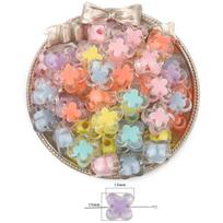 Akrilo karoliukai spalvingi pakabukas, širdelė, gėlių pakabukas papuošalams, pasidaryk pats, karoliai, auskarai, amatai, priedai 01 15x15mm 10pcs