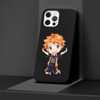 Telefono dėklas Apple iPhone 14 11 13 Pro Max 12 Mini Xr 7 8 +Se 2020 Xs 6 6s Plus 5 5s Black Coque Anime Haikyuu silikoninis dangtelis iPhone 14 Pro