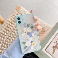 NAUJAS Fashion Pretty Flowers dėklas, skirtas iPhone 13 12 11 Pro Max 7 8 Plus X XR XS Max SE 2020 prabangus spalvotas storas dangtelis iPhone 6