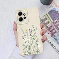 Gėlių dėklai, skirti Xiaomi Redmi Note 12 11 10 9 8 7 Pro Max Galinis dangtelis Mielas avokado minkštas silikoninis fotoaparato apsauginis telefono fondas Redmi Coques Redmi Note 5 rožinė