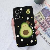Gėlių dėklai, skirti Xiaomi Redmi Note 12 11 10 9 8 7 Pro Max Galinis dangtelis Mielas avokado minkštas silikoninis fotoaparato apsauginis telefono fondas Redmi Coques Redmi Note 10 5G violetinė