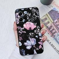 Gėlių dėklai, skirti Xiaomi Redmi Note 12 11 10 9 8 7 Pro Max Galinis dangtelis Mielas avokado minkštas silikoninis fotoaparato apsauginis telefono fondas Redmi Coques Redmi Note 12 5G vyno raudonos spalvos